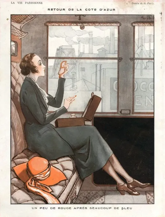 Framed Print : 1920s, France, La Vie Parisienne, Magazine Plate Framed Print : 1920s, France, La Vie Parisienne, Magazine Plate