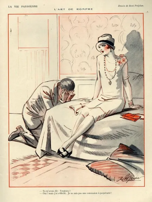 Framed Print : 1920s, France, La Vie Parisienne, Magazine Plate Framed Print : 1920s, France, La Vie Parisienne, Magazine Plate