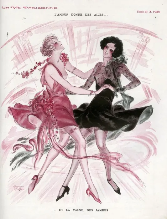 Framed Print : 1920s, France, La Vie Parisienne, Magazine Plate