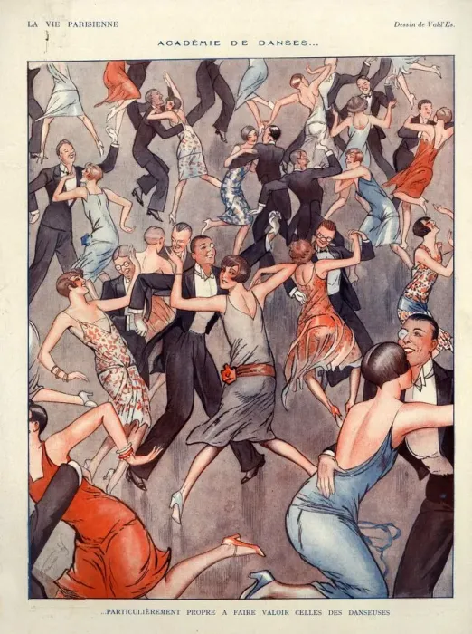 Framed Print : 1920s, France, La Vie Parisienne, Magazine Plate Framed Print : 1920s, France, La Vie Parisienne, Magazine Plate