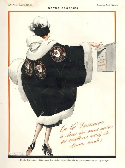 Framed Print : 1920s France La Vie Parisienne Magazine Plate