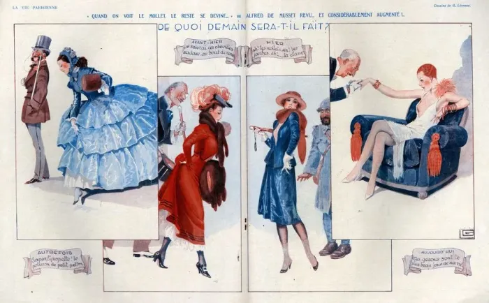Framed Print : 1920s, France, La Vie Parisienne, Magazine Plate Framed Print : 1920s, France, La Vie Parisienne, Magazine Plate