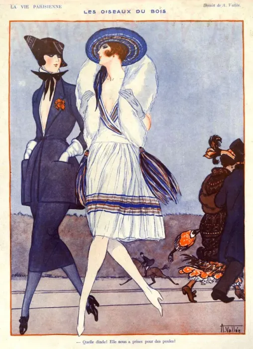 Framed Print : 1920s France La Vie Parisienne Magazine Plate
