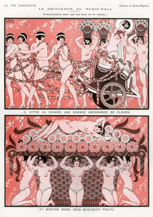Framed Print : 1920s, France, La Vie Parisienne, Magazine Plate Framed Print : 1920s, France, La Vie Parisienne, Magazine Plate