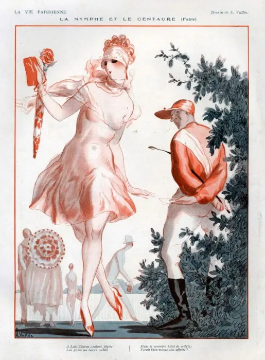 Framed Print : 1920s, France, La Vie Parisienne, Magazine Plate