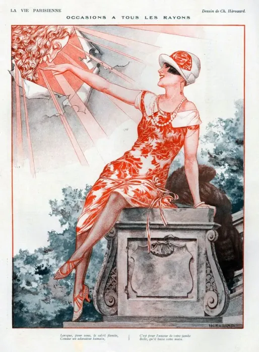 Framed Print : 1920s, France, La Vie Parisienne, Magazine Plate Framed Print : 1920s, France, La Vie Parisienne, Magazine Plate