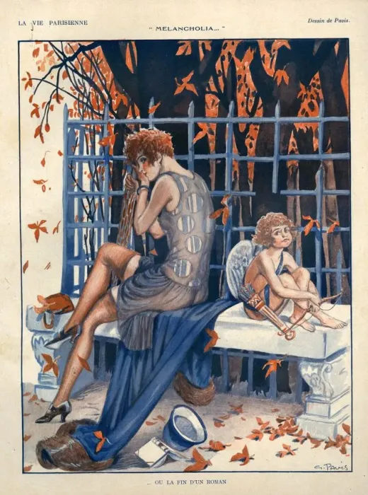 Framed Print : 1920s, France, La Vie Parisienne, Magazine Plate Framed Print : 1920s, France, La Vie Parisienne, Magazine Plate