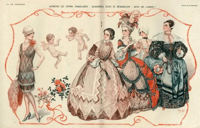 Framed Print : 1920s, France, La Vie Parisienne, Magazine Plate Framed Print : 1920s, France, La Vie Parisienne, Magazine Plate