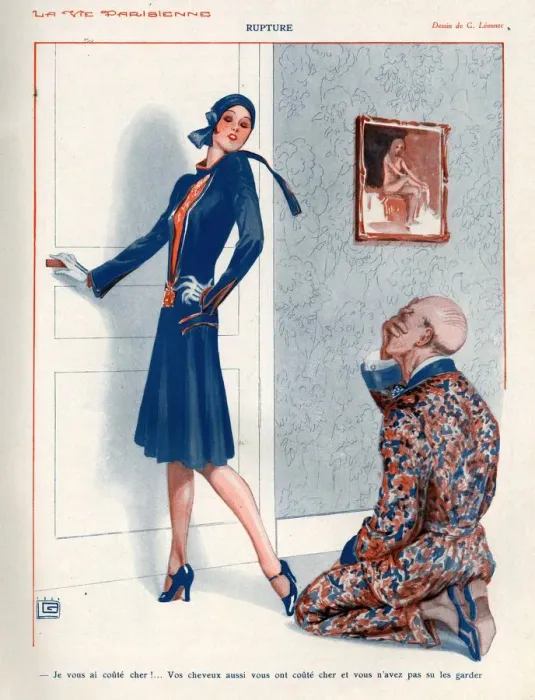 Framed Print : 1920s, France, La Vie Parisienne, Magazine Plate Framed Print : 1920s, France, La Vie Parisienne, Magazine Plate