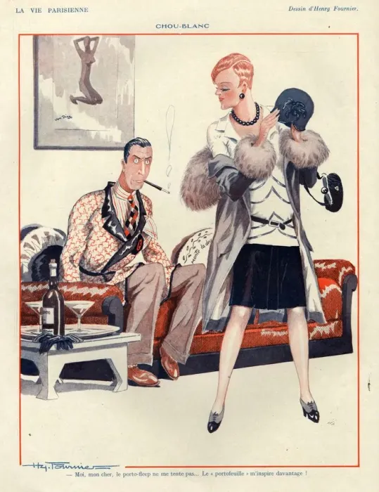 Framed Print : 1920s, France, La Vie Parisienne, Magazine Plate Framed Print : 1920s, France, La Vie Parisienne, Magazine Plate