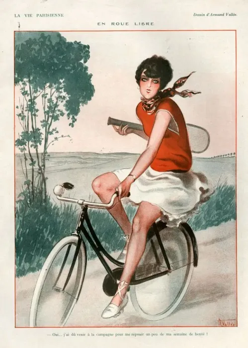 Framed Print : 1920s, France, La Vie Parisienne, Magazine Plate Framed Print : 1920s, France, La Vie Parisienne, Magazine Plate