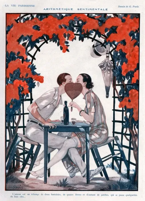 Framed Print : 1920s, France, La Vie Parisienne, Magazine Plate Framed Print : 1920s, France, La Vie Parisienne, Magazine Plate