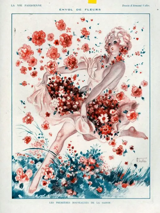 Framed Print : 1920s, France, La Vie Parisienne, Magazine Plate Framed Print : 1920s, France, La Vie Parisienne, Magazine Plate