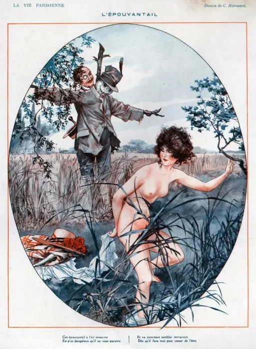 Framed Print : 1920s France La Vie Parisienne Magazine Plate Framed Print : 1920s France La Vie Parisienne Magazine Plate