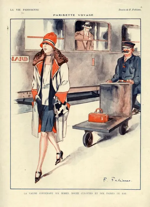 Framed Print : 1920s, France, La Vie Parisienne, Magazine Plate Framed Print : 1920s, France, La Vie Parisienne, Magazine Plate