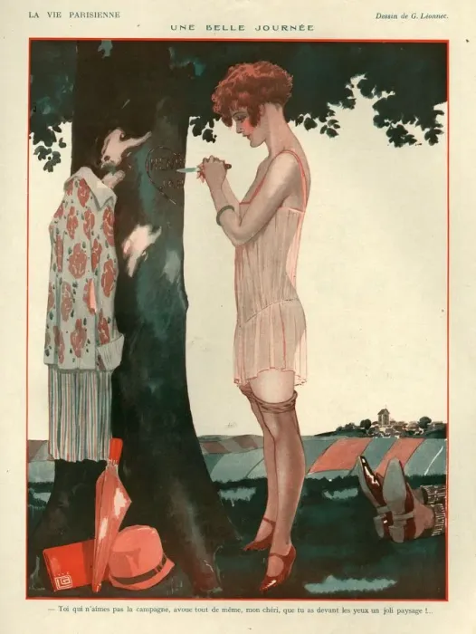 Framed Print : 1920s, France, La Vie Parisienne, Magazine Plate Framed Print : 1920s, France, La Vie Parisienne, Magazine Plate
