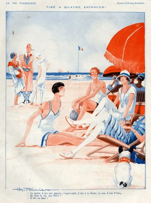 Framed Print : 1920s, France, La Vie Parisienne, Magazine Plate Framed Print : 1920s, France, La Vie Parisienne, Magazine Plate