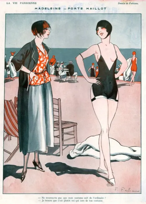 Framed Print : 1920s France La Vie Parisienne Magazine Plate