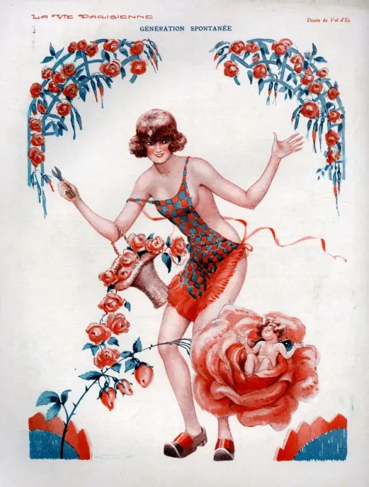 Framed Print : 1920s, France, La Vie Parisienne, Magazine Plate Framed Print : 1920s, France, La Vie Parisienne, Magazine Plate