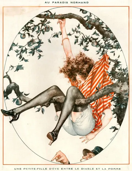 Framed Print : 1920s France La Vie Parisienne Magazine Plate Framed Print : 1920s France La Vie Parisienne Magazine Plate