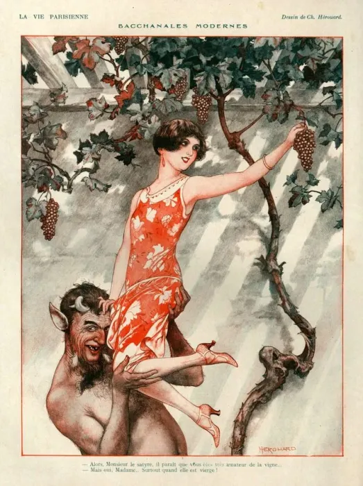 Framed Print : 1920s, France, La Vie Parisienne, Magazine Plate Framed Print : 1920s, France, La Vie Parisienne, Magazine Plate