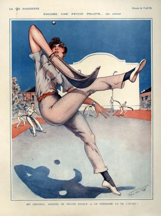 Framed Print : 1920s, France, La Vie Parisienne, Magazine Plate Framed Print : 1920s, France, La Vie Parisienne, Magazine Plate