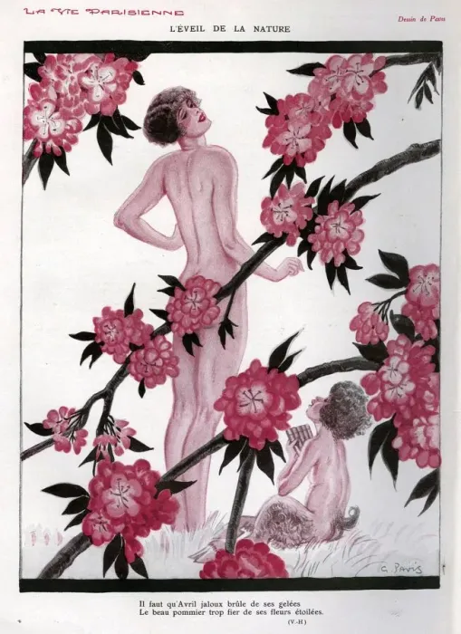 Framed Print : 1920s France La Vie Parisienne Magazine Plate Framed Print : 1920s France La Vie Parisienne Magazine Plate