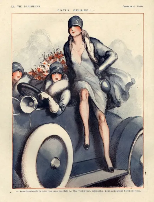 Framed Print : 1920s, France, La Vie Parisienne, Magazine Plate Framed Print : 1920s, France, La Vie Parisienne, Magazine Plate
