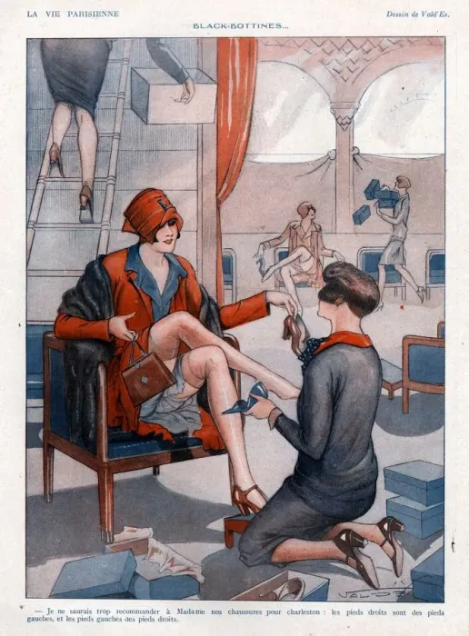 Framed Print : 1920s, France, La Vie Parisienne, Magazine Plate Framed Print : 1920s, France, La Vie Parisienne, Magazine Plate
