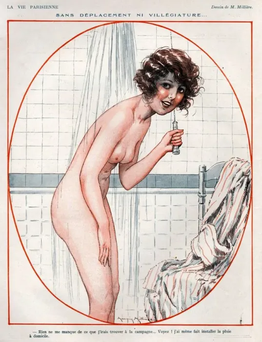 Framed Print : 1920s, France, La Vie Parisienne, Magazine Plate Framed Print : 1920s, France, La Vie Parisienne, Magazine Plate