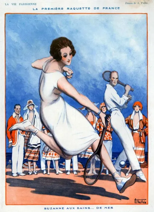 Framed Print : 1920s France La Vie Parisienne Magazine Plate
