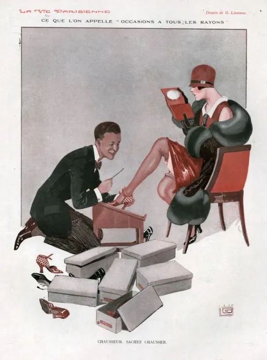 Framed Print : 1920s, France, La Vie Parisienne, Magazine Plate Framed Print : 1920s, France, La Vie Parisienne, Magazine Plate