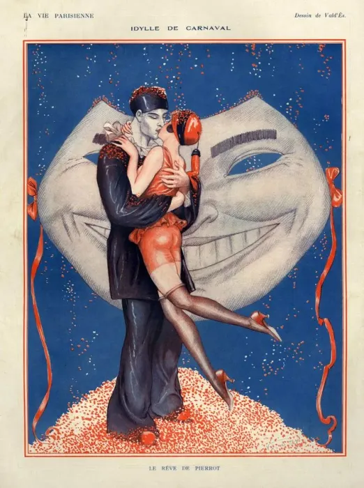 Framed Print : 1920s, France, La Vie Parisienne, Magazine Plate Framed Print : 1920s, France, La Vie Parisienne, Magazine Plate