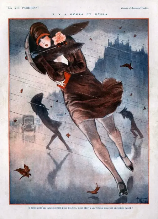 Framed Print : 1920s France La Vie Parisienne Magazine Plate