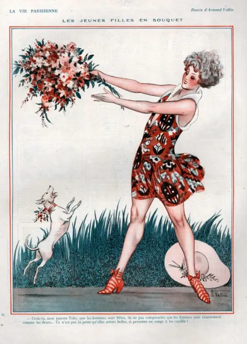 Framed Print : 1920s, France, La Vie Parisienne, Magazine Plate Framed Print : 1920s, France, La Vie Parisienne, Magazine Plate