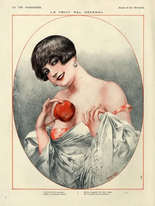 Framed Print : 1920s, France, La Vie Parisienne, Magazine Plate Framed Print : 1920s, France, La Vie Parisienne, Magazine Plate