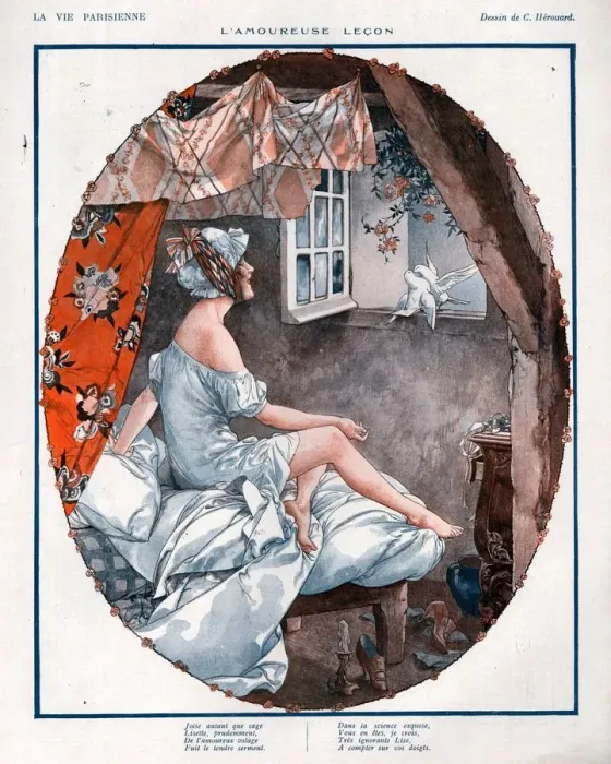 Framed Print : 1920s, France, La Vie Parisienne, Magazine Plate Framed Print : 1920s, France, La Vie Parisienne, Magazine Plate