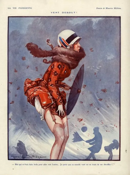 Framed Print : 1920s France La Vie Parisienne Magazine Plate