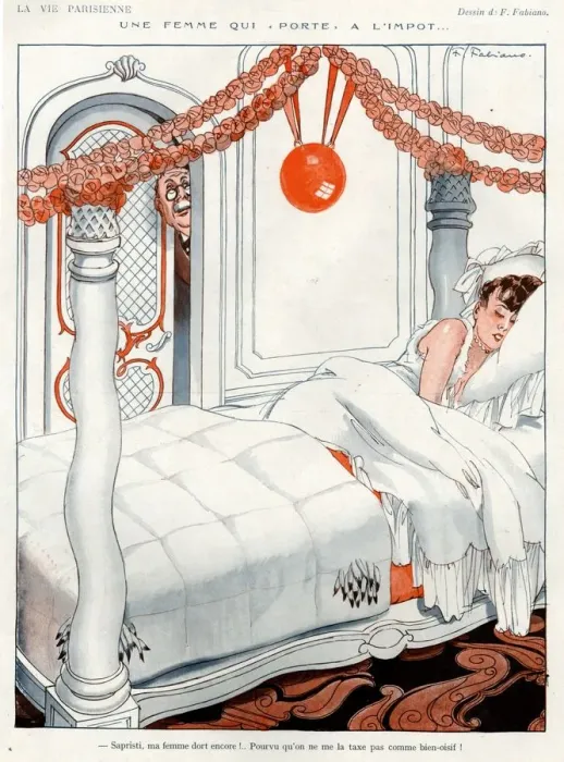 Framed Print : 1920s France La Vie Parisienne Magazine Plate Framed Print : 1920s France La Vie Parisienne Magazine Plate
