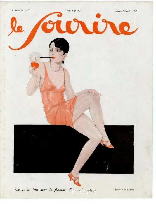 Framed Print : 1920s France Le Sourire Magazine Cover Framed Print : 1920s France Le Sourire Magazine Cover