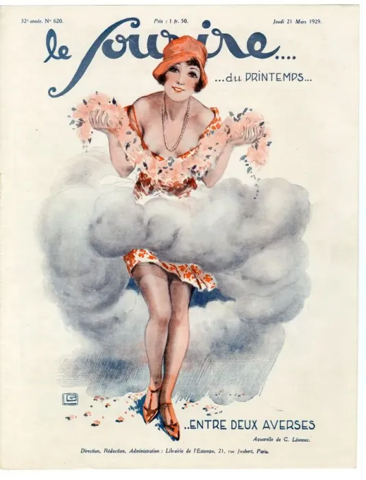 Framed Print : 1920s France Le Sourire Magazine Cover Framed Print : 1920s France Le Sourire Magazine Cover