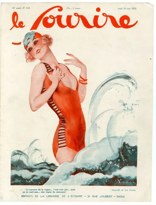 Framed Print : 1920s France Le Sourire Magazine Cover Framed Print : 1920s France Le Sourire Magazine Cover