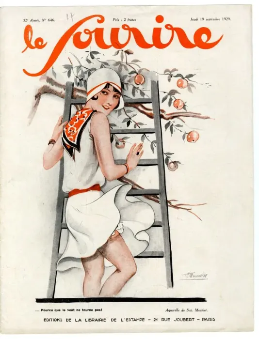 Framed Print : 1920s France Le Sourire Magazine Cover Framed Print : 1920s France Le Sourire Magazine Cover