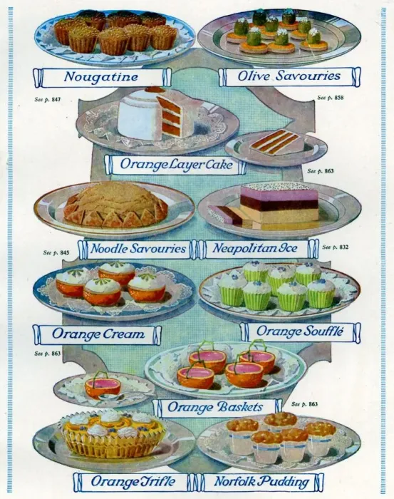Framed Print : 1920s UK Food Magazine Plate Framed Print : 1920s UK Food Magazine Plate