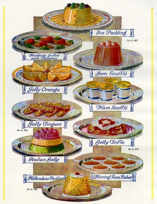 Framed Print : 1920s UK Food Magazine Plate Framed Print : 1920s UK Food Magazine Plate