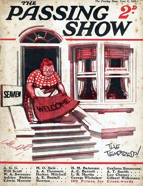 1920s, UK, The Passing Show, Magazine Cover