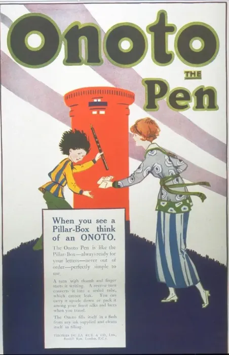 Framed Print : 1920s UK pens pencils post-boxes pillar boxes onoto Framed Print : 1920s UK pens pencils post-boxes pillar boxes onoto