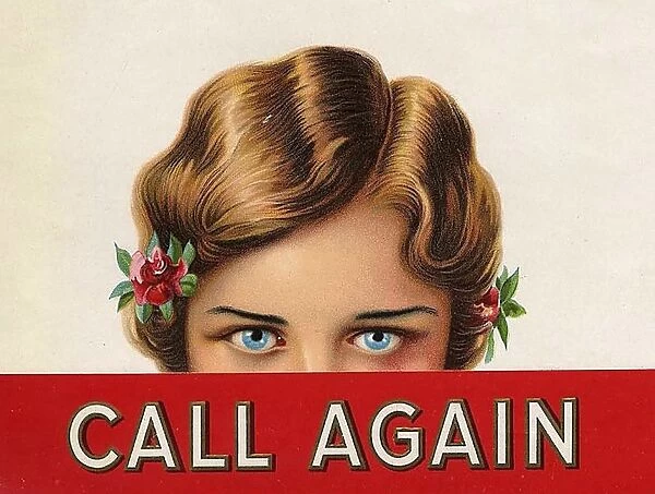 Call Again 1920s USA mcitnt womens portraits callgirls call-girls girl