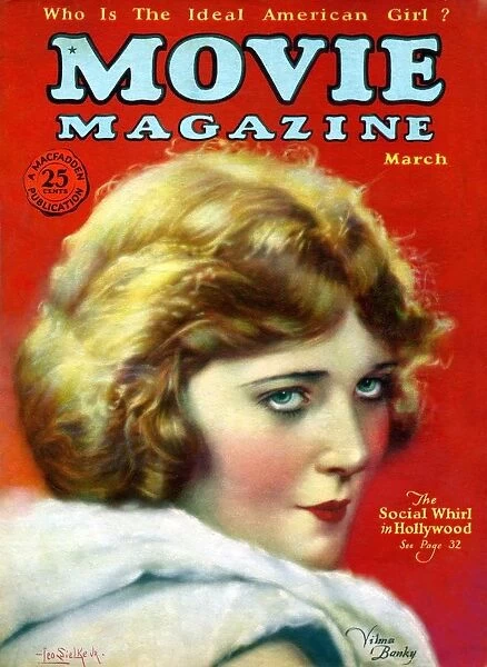 1920s USA Movie Magazine Magazine Cover