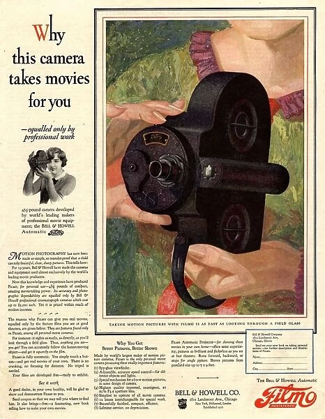 1926 1920s USA cameras cine filmo